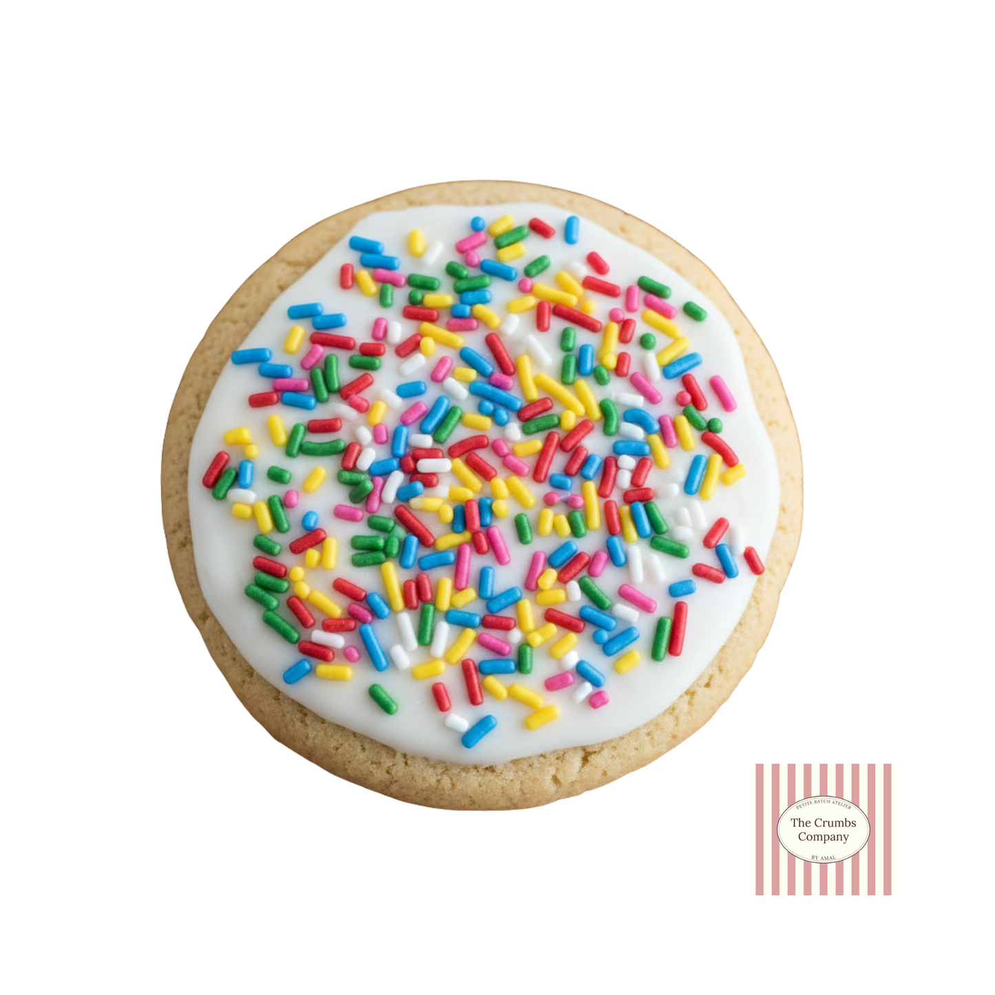 Rainbow Sprinkles Butter Cookie